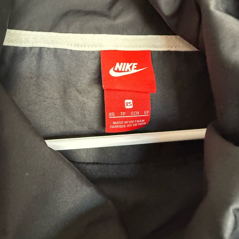 Nike Sportswear Archive Women's Pullover Anorak Bomber Jacket Black XS - Picture 4 of 6